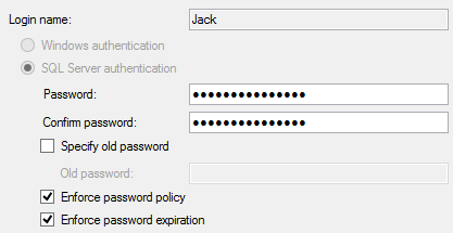 Policy is successfully applied and the target login is properly altered