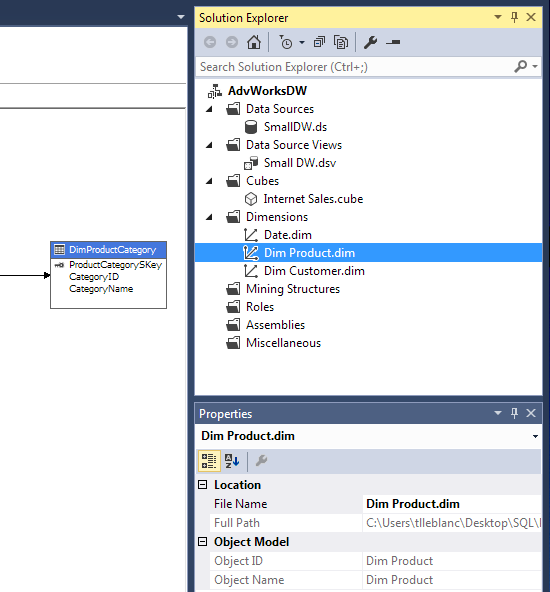 Analysis Services SSAS Cubes Dimension Attributes And Hierarchies