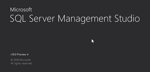 Launch SSMS to connect with SQL Server 2019