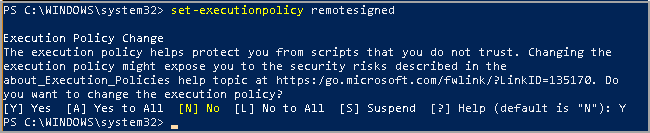 enable remote execution of PowerShell scripts