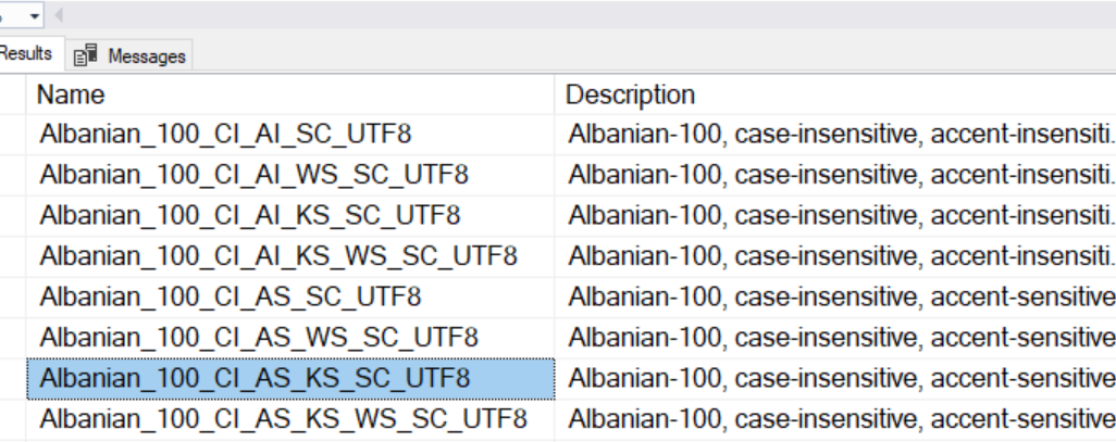 UTF-8 collations enabled for SQL varchar in SQL Server 2019 CTP.