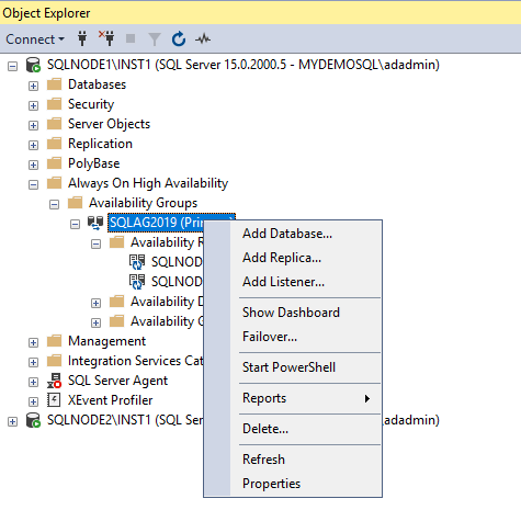 Adding a Node in SQL Server Always on Availability Groups 
