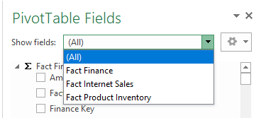 Measure Group filtering can be done using Microsoft Excel 