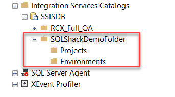 SSISDB Folder Structure