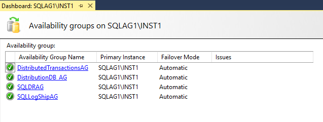 Explore AG dashboard for SQL Server Always On Availability Groups