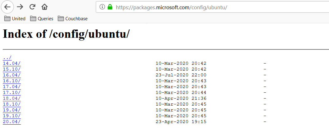 Register the SQL Server 2019 Ubuntu repository