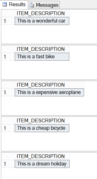 Sql loop through table