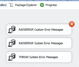 Figure showing a SQL Server 2012 Integration Services Package that uses an SSIS’s Execute SQL Task