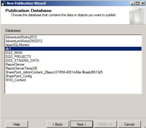 Database Selection