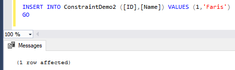 Alter table add constraint sql server