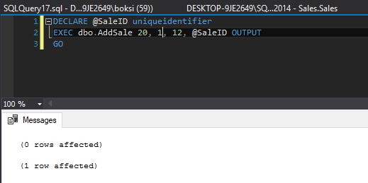 Script for inserting invalid data that would cause raise error SQL state