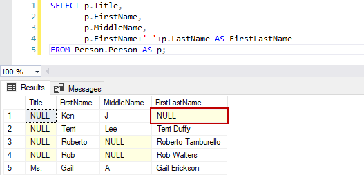 Case and coalesce in sql