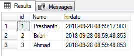 sql insert statement