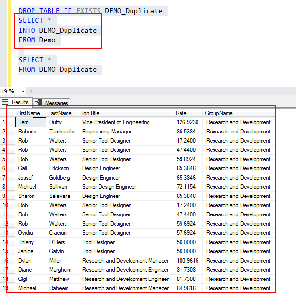 Insert statement. Insert into SQL access.