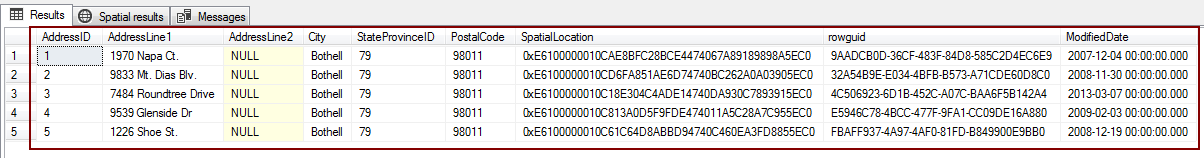 CRUD operations in SQL Server
