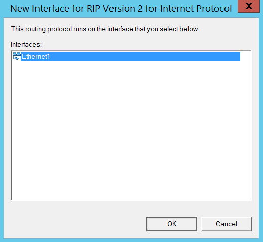 New interface for RIP Version 2 for Internet protocol