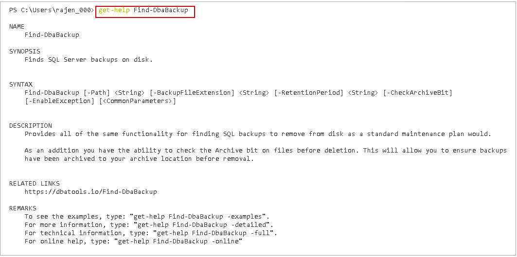 PowerShell SQL Server - Find-DbaBackup PowerShell Command