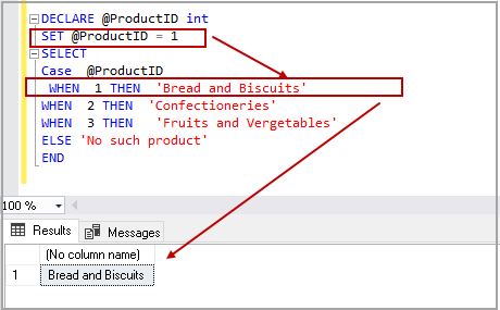 how to write a case statement in sql