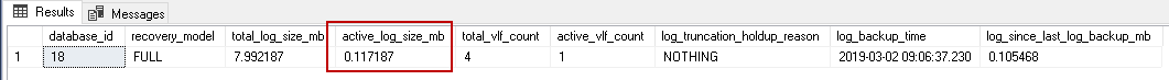 SQL FILESTREAM active log change