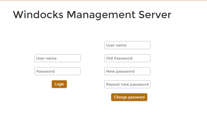 Windocks user name and password