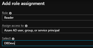 For reducing the likelihood of an attacker increasing Azure costs, we use least permissions with our database development team