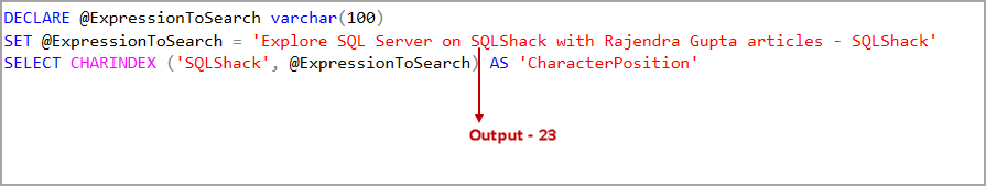 Search a substring position in a specified string with multiple matching 