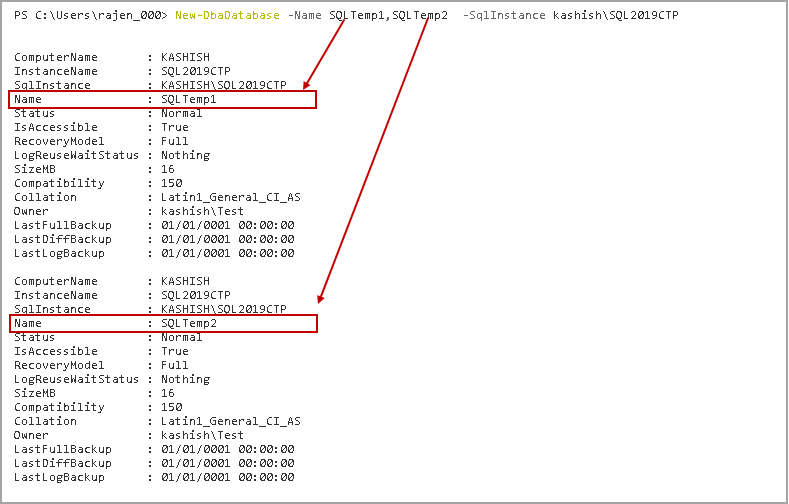 SQL Create Database