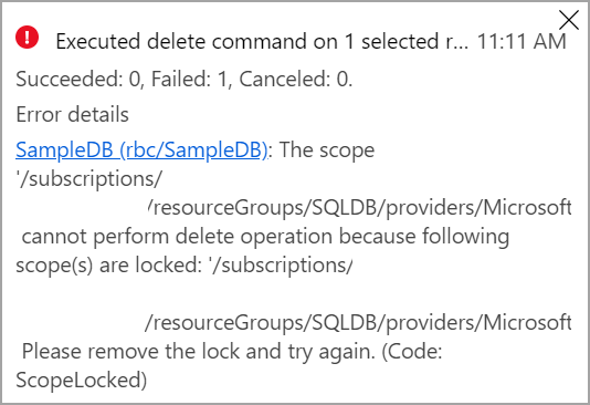 Azure Lock codes