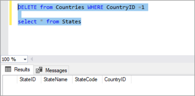 Departure Disclose have confidence DELETE CASCADE and UPDATE CASCADE in SQL Server foreign key