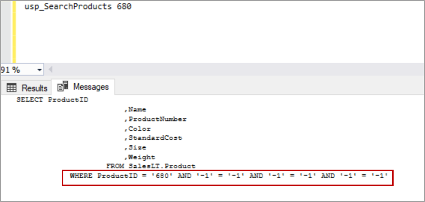 dynamic SQL constructed SQL statement