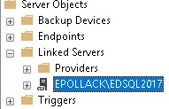 Linked server example