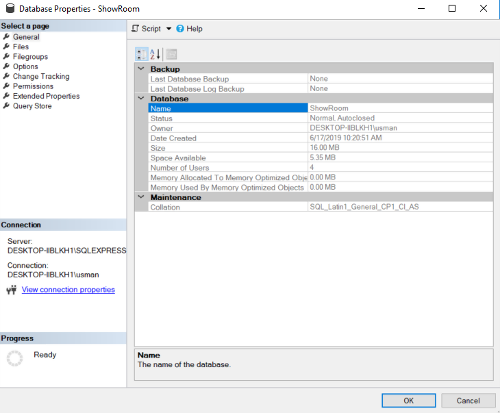 Screenshot of Enabiling SQL Server Query Store - Part 2