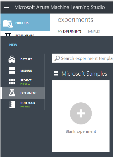 Screenshot Showing How To Set Up Experiment