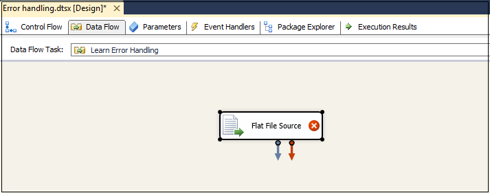 add a flat file source