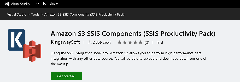 Amazon S3 SSIS Components