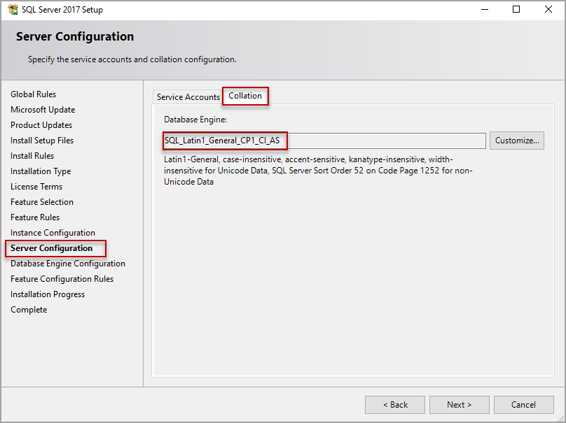 COLLATE SQL command overview