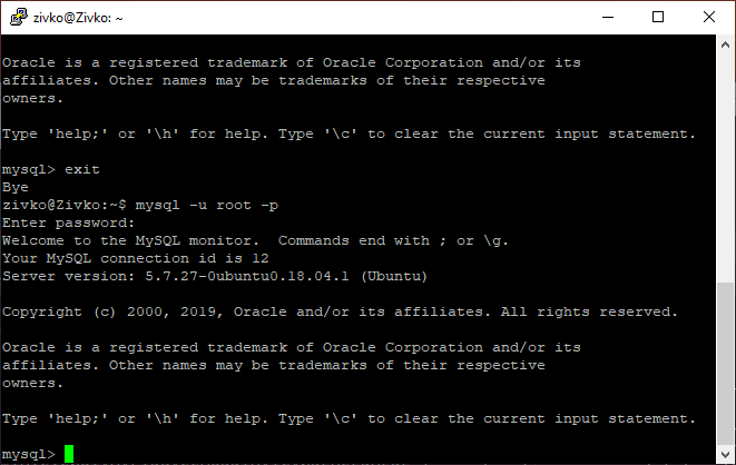 Connect to remote MySQL Server