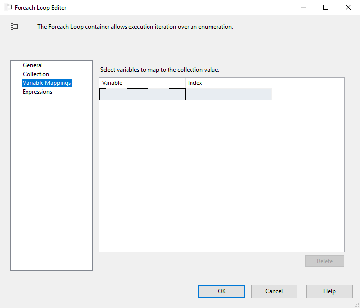 Loop over sql