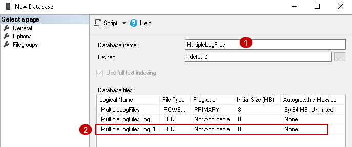 Specify multiple log files