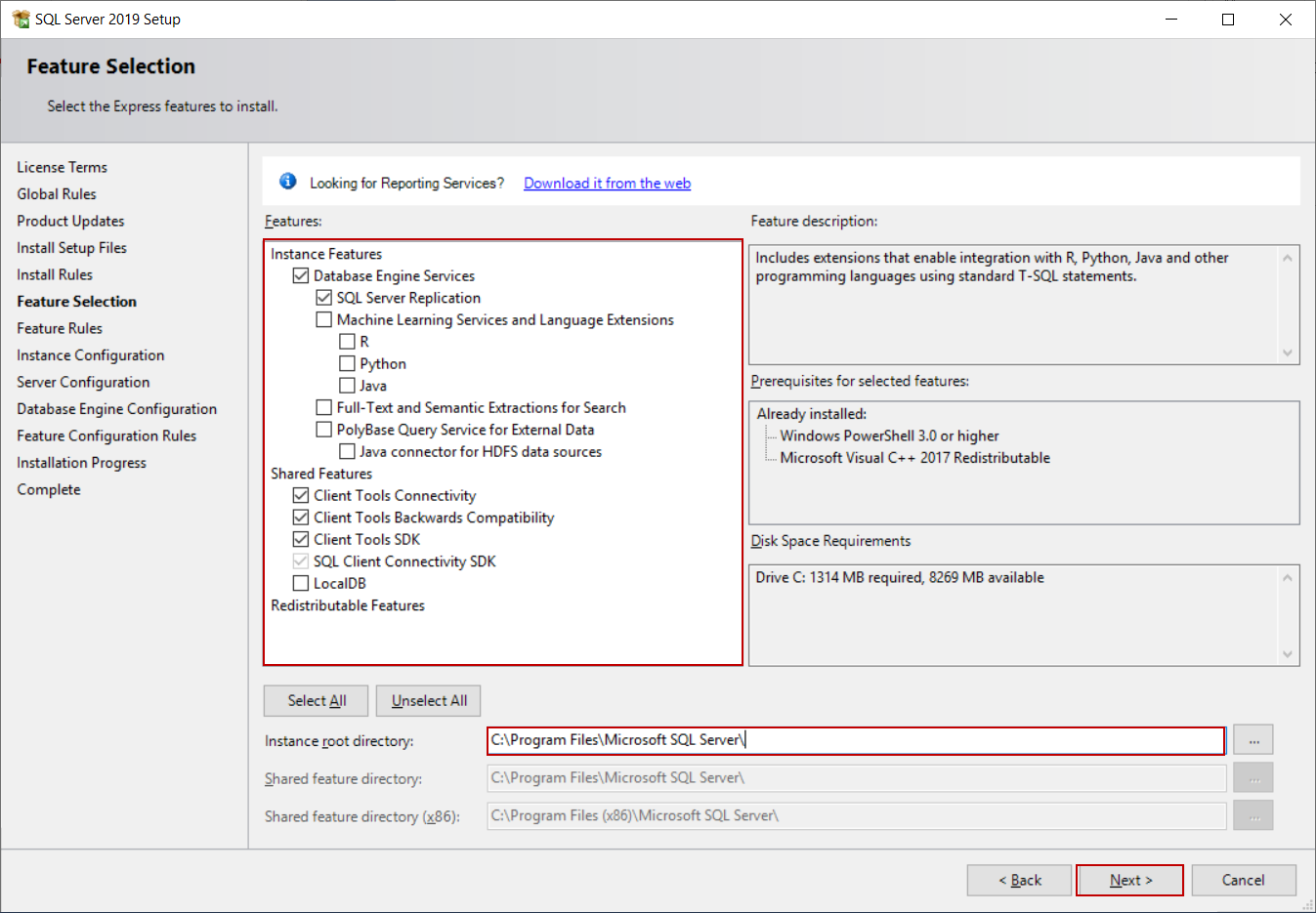 How to install SQL Server Express edition