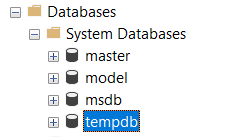 TempDB Database di Sistema