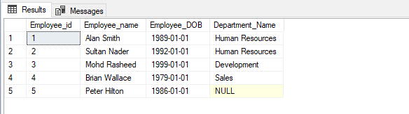 Using LEFT approach SQL Join multiple tables