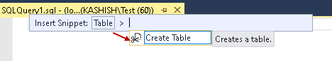 a SQL table 