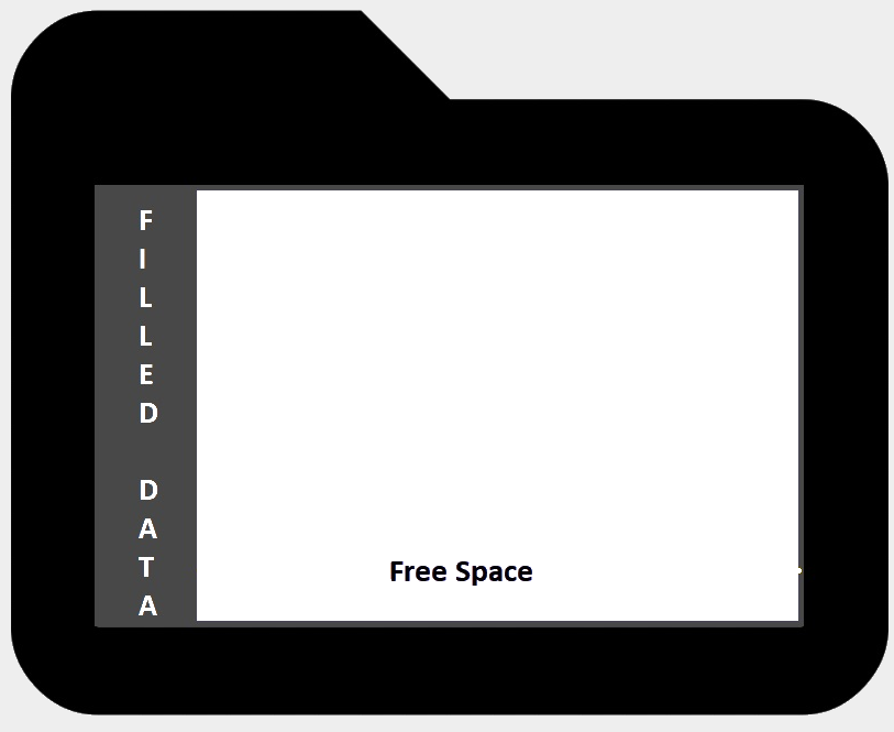 Database File with Free space