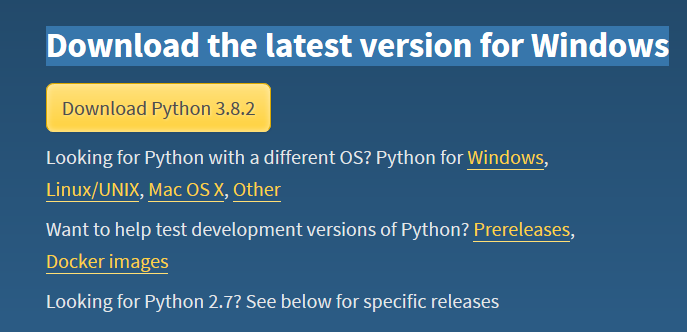 Download Python