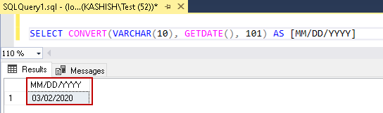 SQL CONVERT function 