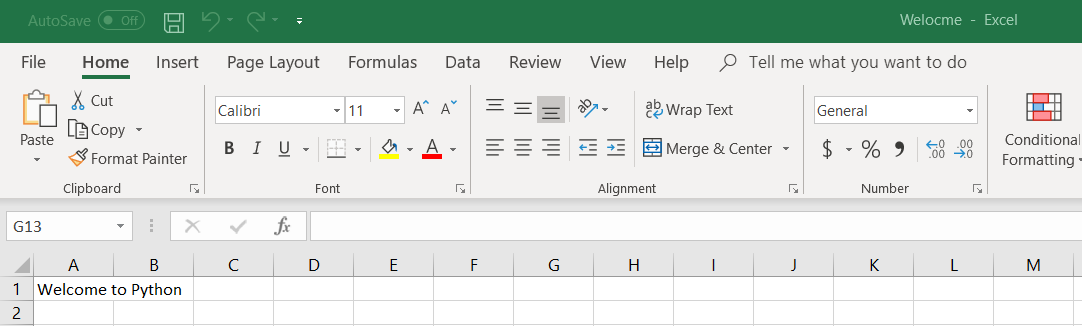 Verify excel 