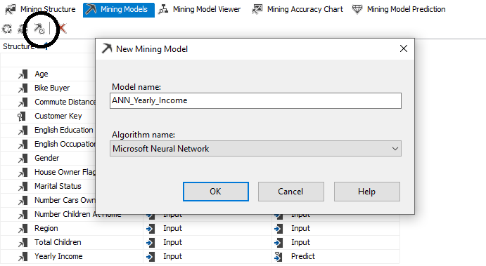 Adding another Model with Microsoft Neural Network in SQL Server