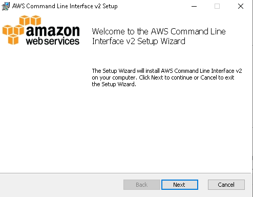 AWS command line interface V2 set up