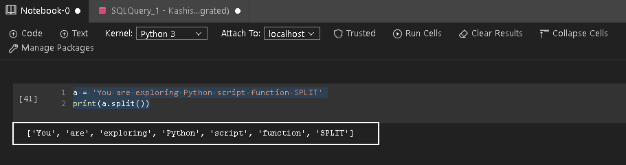 Python Script function 